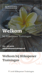 Mobile Screenshot of blikopenertrainingen.nl